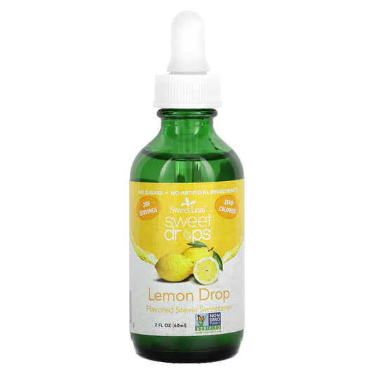 SweetLeaf Stevia, Sweet Drops, Lemon Drop, 2 fl oz (60 ml)