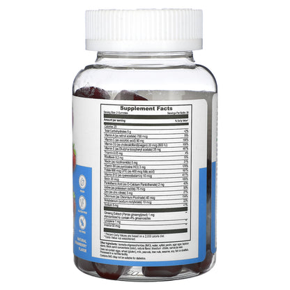 Lifeable, Men's Multivitamin Gummies, Sugar Free, Natural Strawberry, 60 Gummies