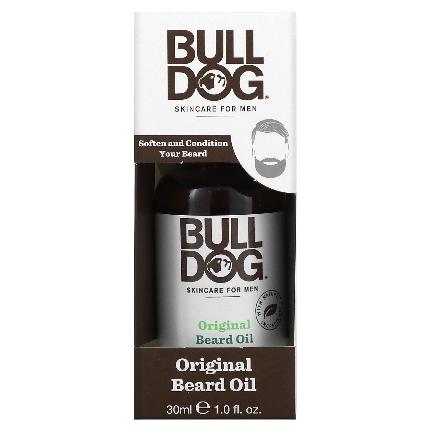 Bulldog Skincare For Men, Original Beard Oil, 1 fl oz (30 ml)