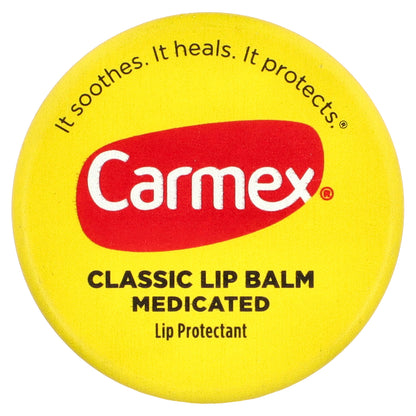 Carmex, Classic Lip Balm, Medicated, 0.25 oz (7.5 g)