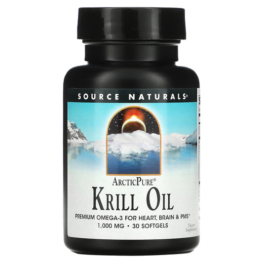 Source Naturals, ArcticPure, Krill Oil, 1,000 mg, 30 Softgels