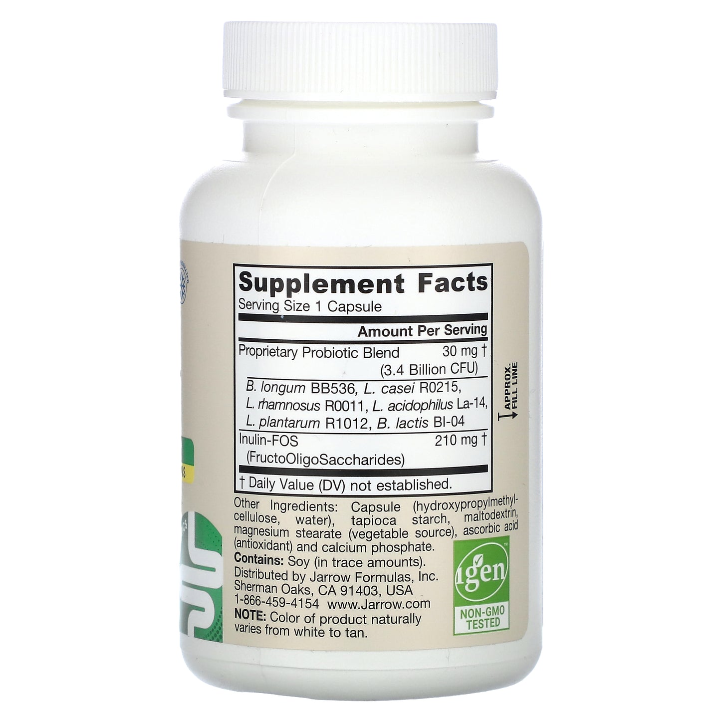 Jarrow Formulas, Vegan Jarro-Dophilus® Plus FOS, 100 Veggie Capsules