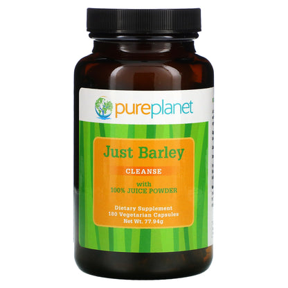 Pure Planet, Just Barley, 180 Vegetarian Capsules