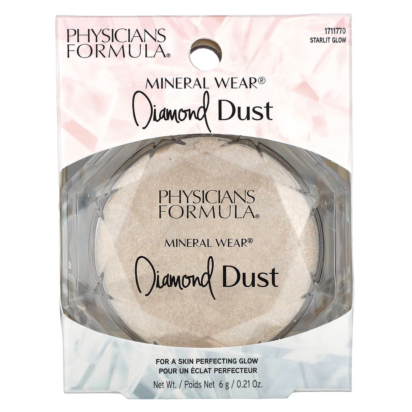 Physicians Formula, Mineral Wear, Diamond Dust, 1711770 Starlit Glow, 0.21 oz (6 g)