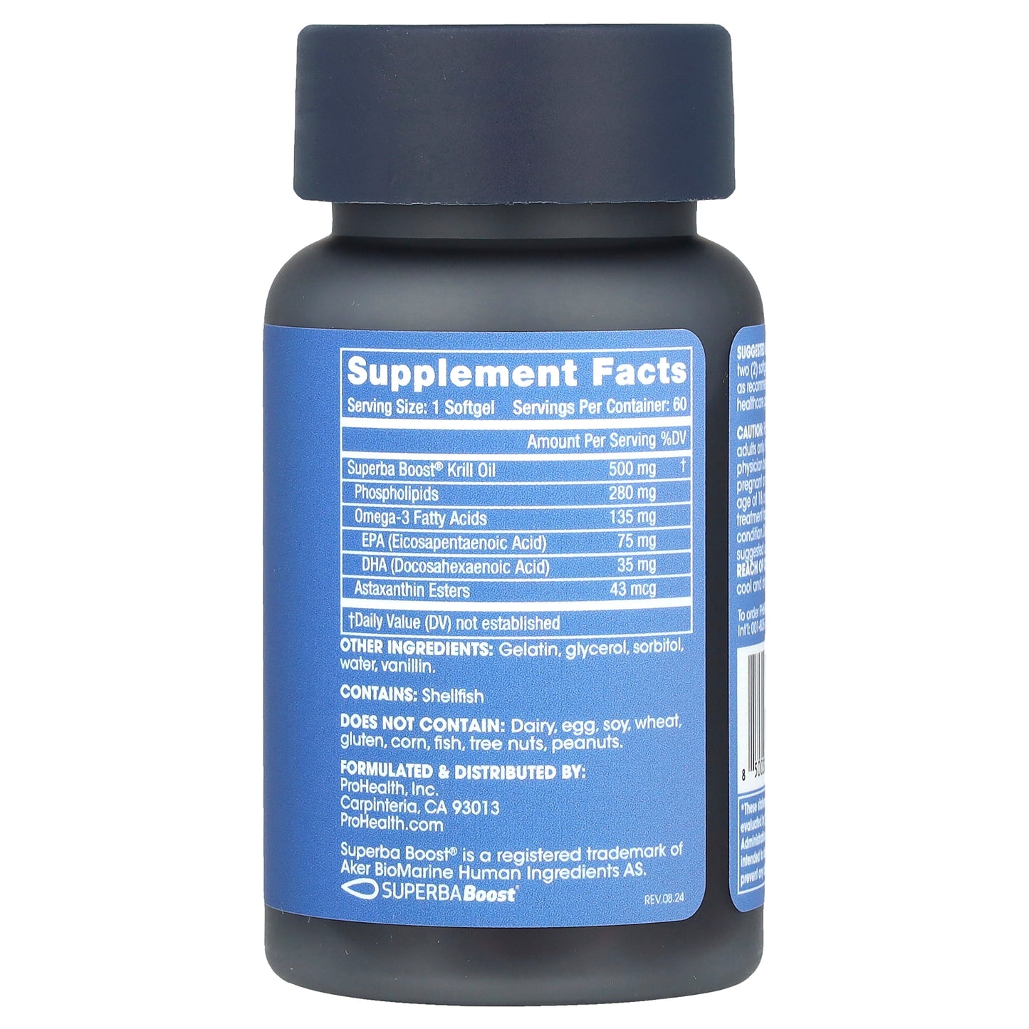 ProHealth Longevity, Pure Krill Oil Omega-3, 60 Soft Gels