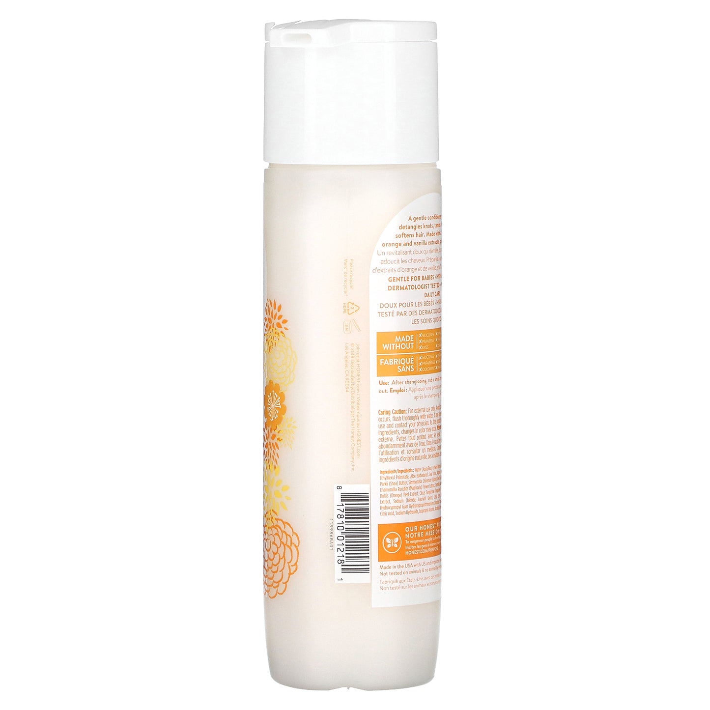 The Honest Company, Refresh Conditioner, Citrus Vanilla ,  10 fl oz (295 ml)