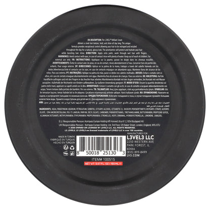 Level 3, Brilliant Cream, Medium Shine, 5.07 fl oz (150 ml)