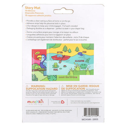 Munchkin, Story Mat™, Disposable Placemats, 4 Months+, 18 Count