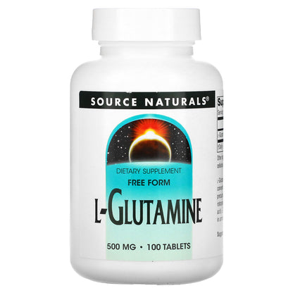 Source Naturals, L-Glutamine, 500 mg, 100 Tablets