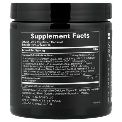 Toniiq, Probiotic 200, 60 Capsules
