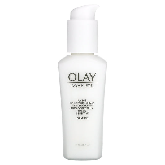 Olay, Complete, UV365 Daily Moisturizer, SPF 30, Sensitive,  2.5 fl oz (75 ml)