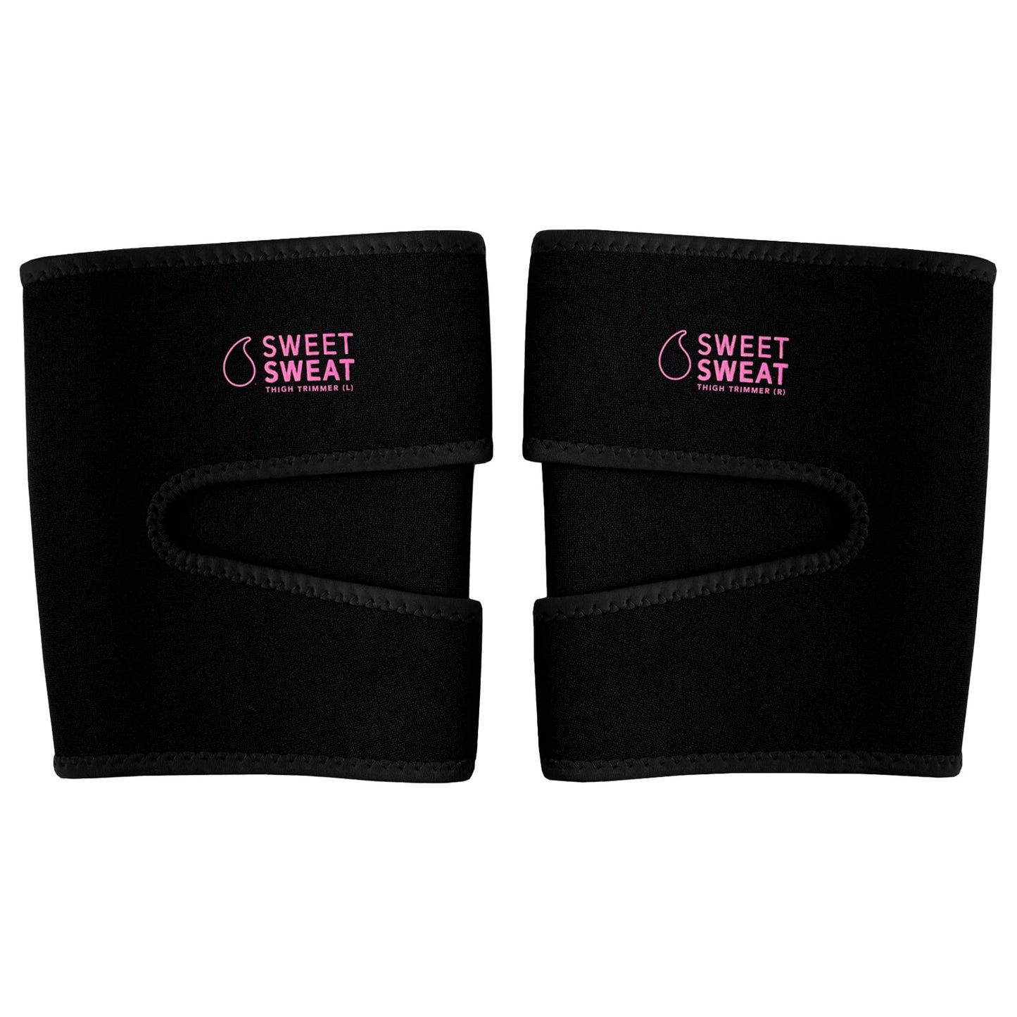 Sports Research, Sweet Sweat®,  Thigh Trimmers, Medium, Black & Pink, 1 Pair