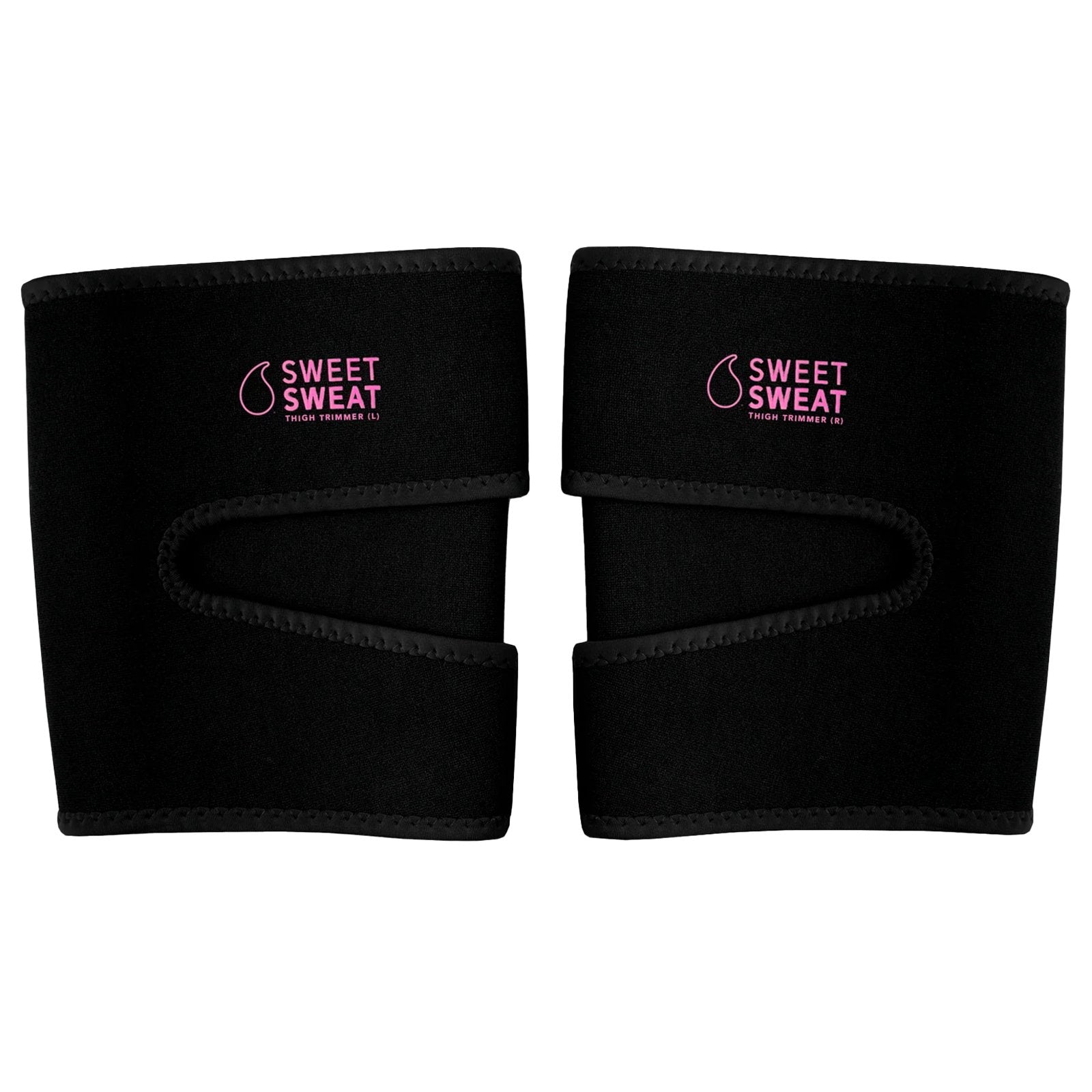Sports Research, Sweet Sweat®,  Thigh Trimmers, Medium, Black & Pink, 1 Pair