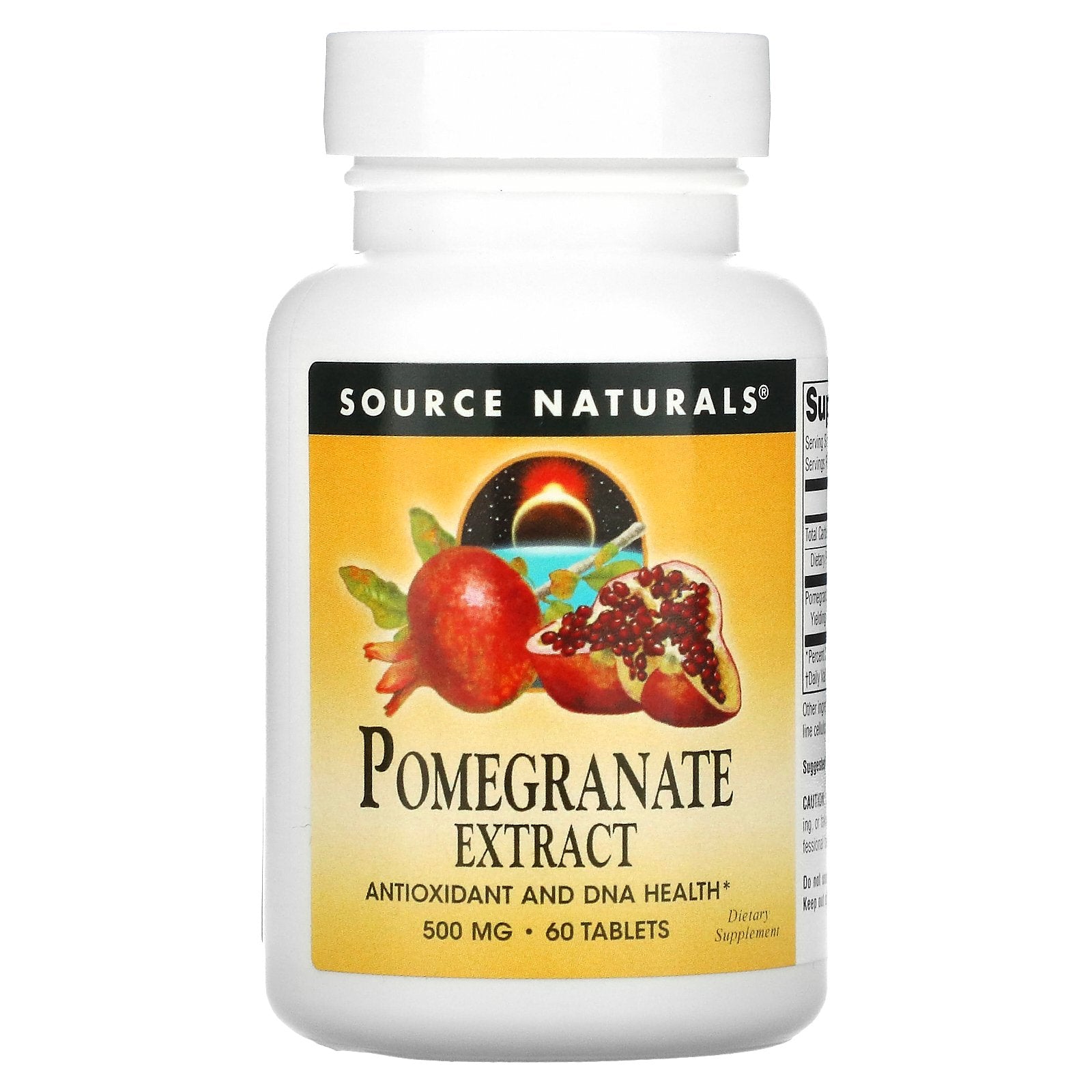 Source Naturals, Pomegranate Extract, 500 mg, 60 Tablets