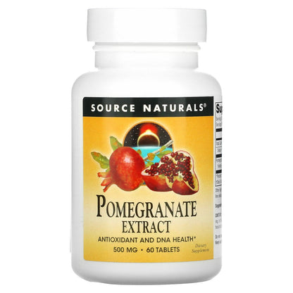 Source Naturals, Pomegranate Extract, 500 mg, 60 Tablets