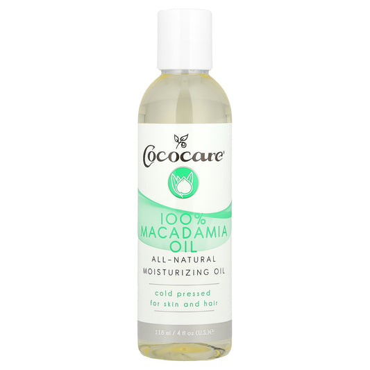 Cococare, 100% Macadamia Oil, 4 fl oz (118 ml)