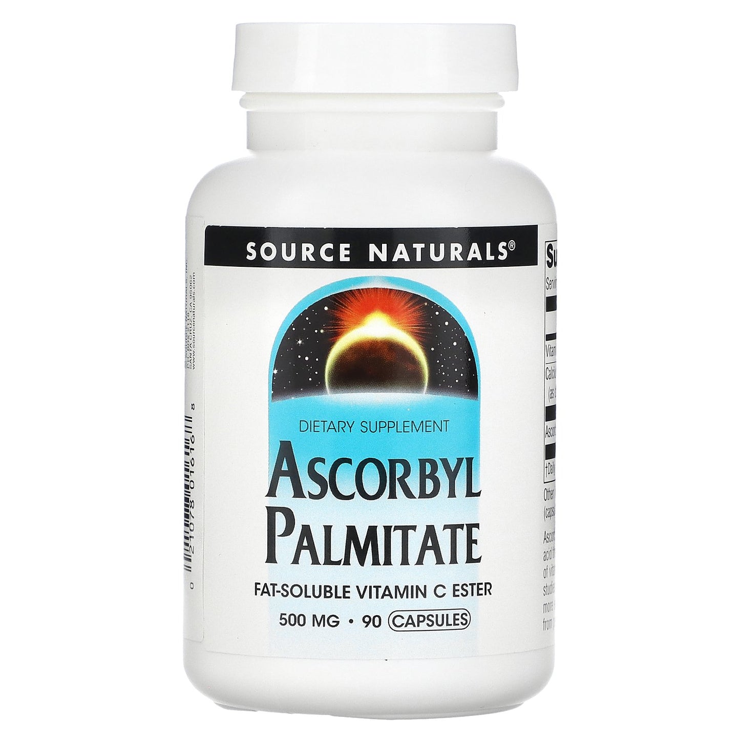 Source Naturals, Ascorbyl Palmitate, 500 mg, 90 Capsules