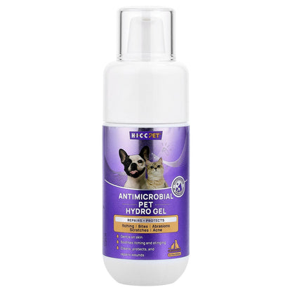 HICC Pet, Antimicrobial Pet Hydro Gel, For Dogs & Cats, 3.4 fl oz (100 ml)