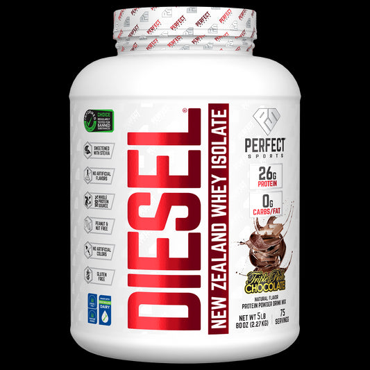 PERFECT Sports, Diesel, New Zealand Whey Isolate, Triple Rich Chocolate, 5 lbs (2.27 g)