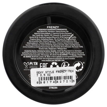 SexyHair, Style, Frenzy, Matte Texturizing Paste, 2.5 oz (70 g)
