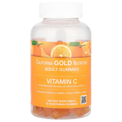 California Gold Nutrition, Vitamin C Gummies, 90 Vegetarian Gummies