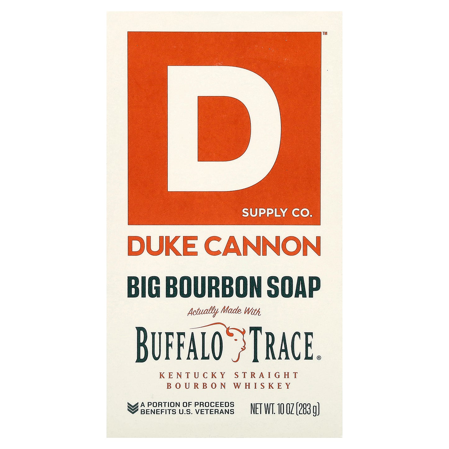 Duke Cannon Supply Co., Big Bourbon Bar Soap, 10 oz (283 g)