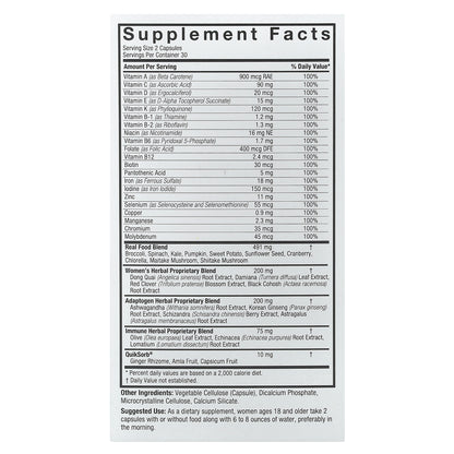 Nature's Answer, Women's 100, Multivitamin, 60 Vegetarian Capsules