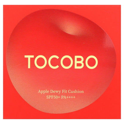 Tocobo, Apple Dewy Fit Cushion, SPF 50+ PA++++, 21C Peach, 0.52 oz (15 g)