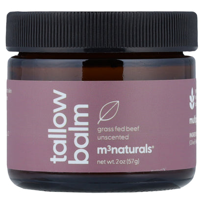 M3, Tallow Balm, Unscented, 2 oz (57 g)