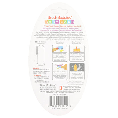 Brush Buddies, Baby Care, Finger Toothbrush, 0-3 Yrs, 1 Finger Toothbrush