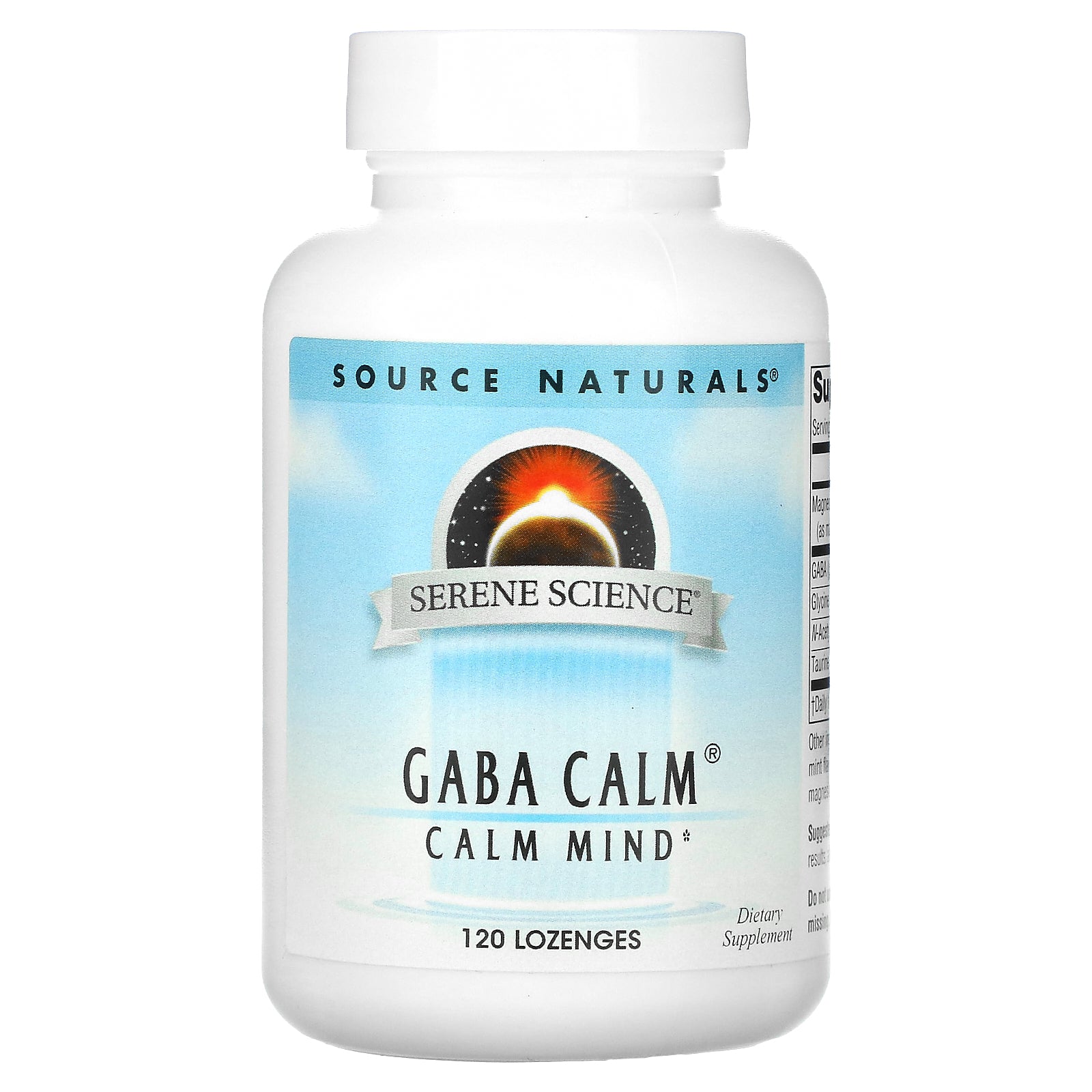 Source Naturals, Serene Science®, GABA Calm®, 120 Lozenges