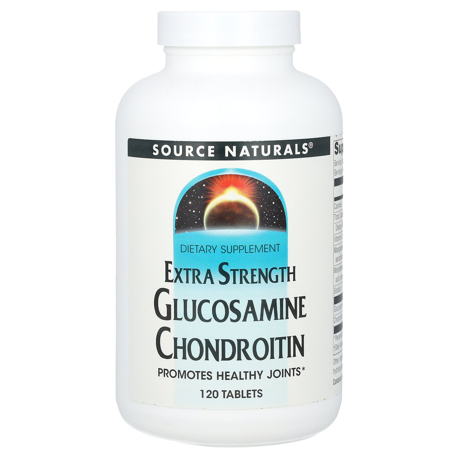 Source Naturals, Glucosamine Chondroitin, Extra Strength, 120 Tablets