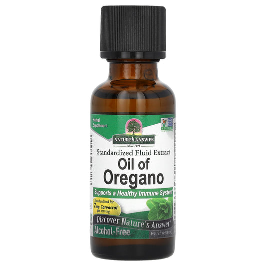 Nature's Answer, Oil of Oregano, Alcohol-Free, 1 fl oz (30 ml)