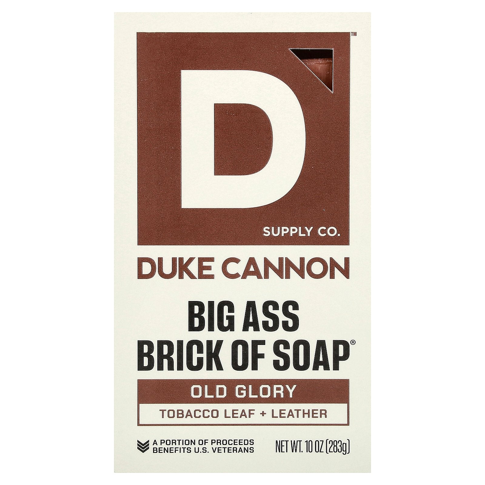 Duke Cannon Supply Co., Big Brick Of Bar Soap®, Old Glory, 10 oz (283 g)