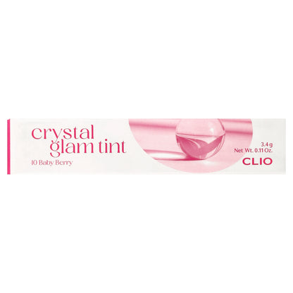 Clio, Crystal Glam Tint, 10 Baby Berry, 0.11 oz (3.4 g)
