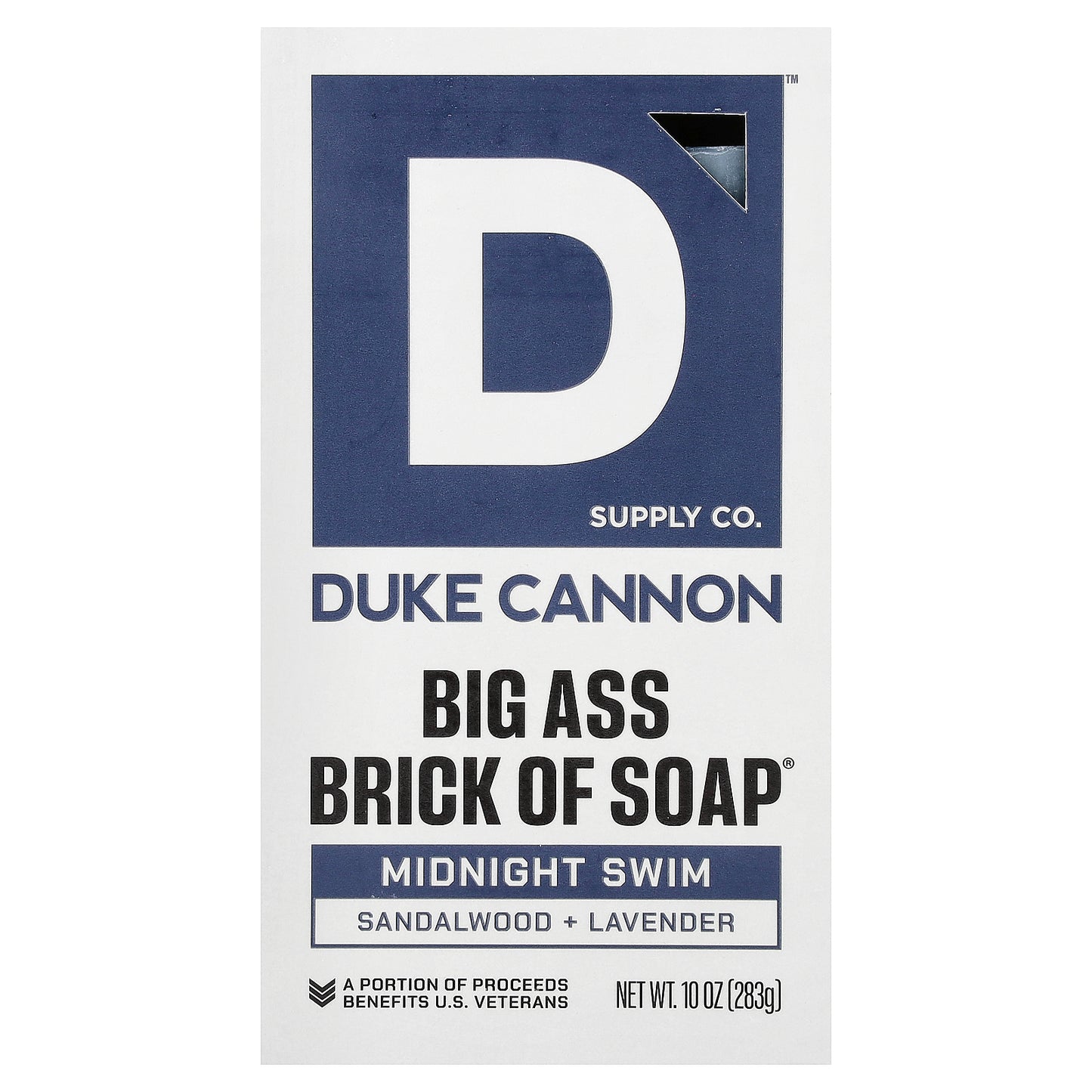 Duke Cannon Supply Co., Big Brick Of Bar Soap®, Midnight Swim, 10 oz (283 g)