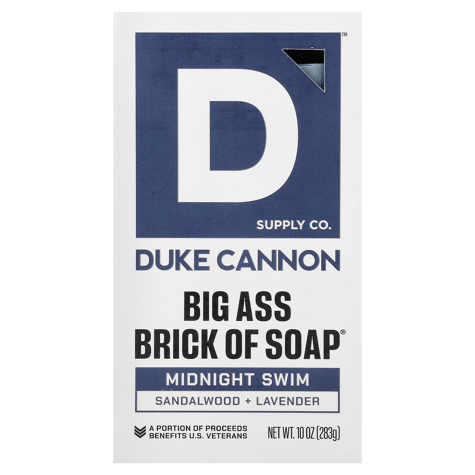 Duke Cannon Supply Co., Big Brick Of Bar Soap®, Midnight Swim, 10 oz (283 g)
