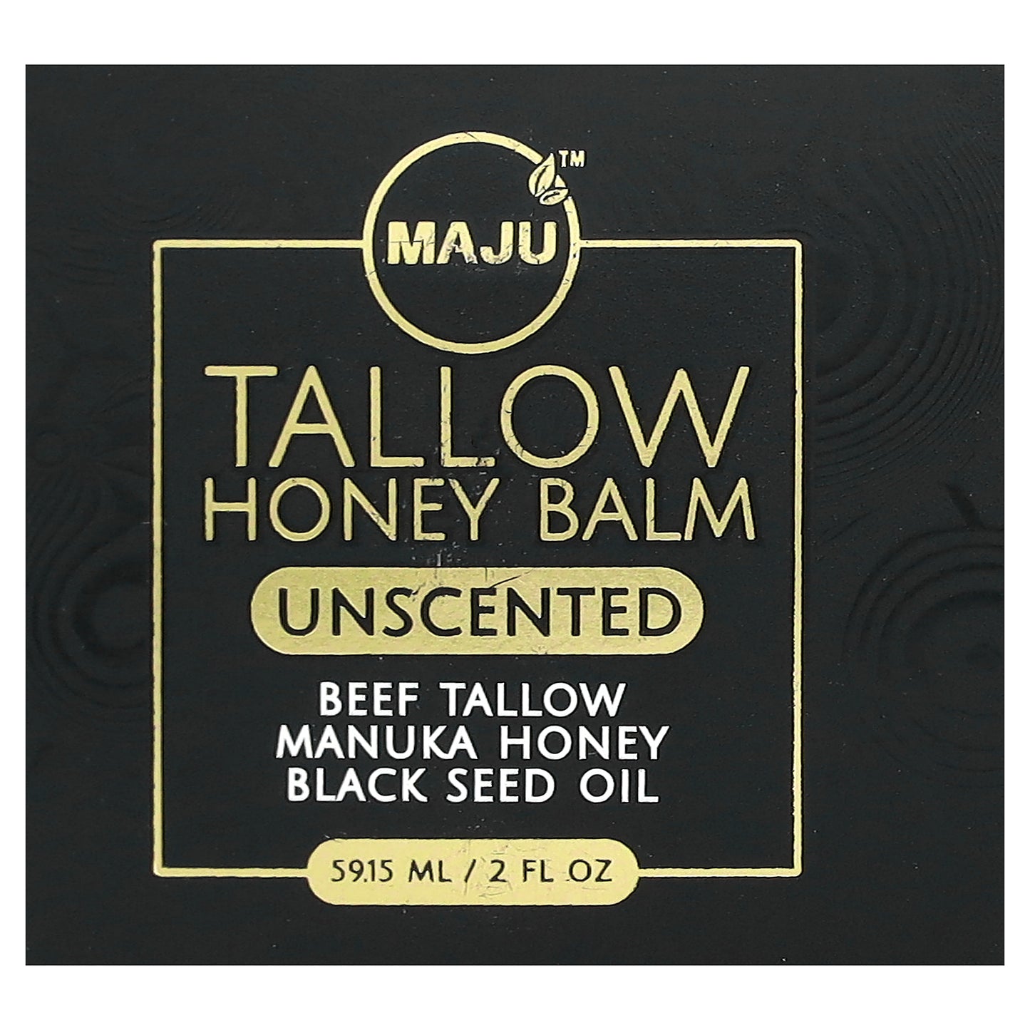 Maju Superfoods, Tallow Honey Balm, Unscented, 2 fl oz (59.15 ml)