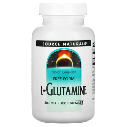 Source Naturals, L-Glutamine, 500 mg, 100 Capsules