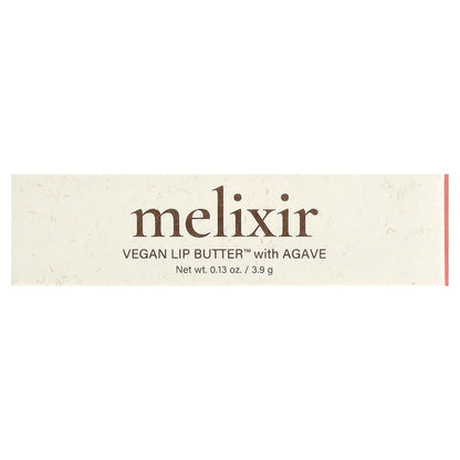 Melixir, Vegan Lip Butter™ with Agave, 02 Nude Crumble, 0.13 oz (3.9 g)