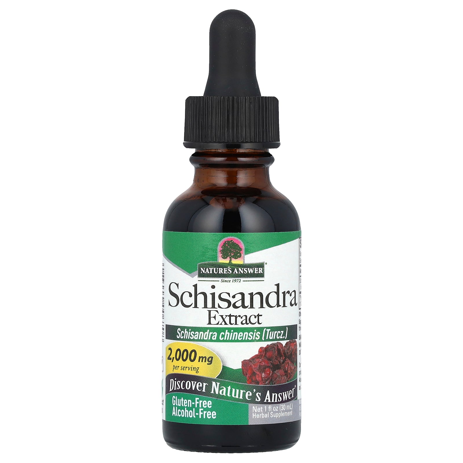 Nature's Answer, Schisandra Extract, Alcohol-Free, 2,000 mg, 1 fl oz (30 ml)