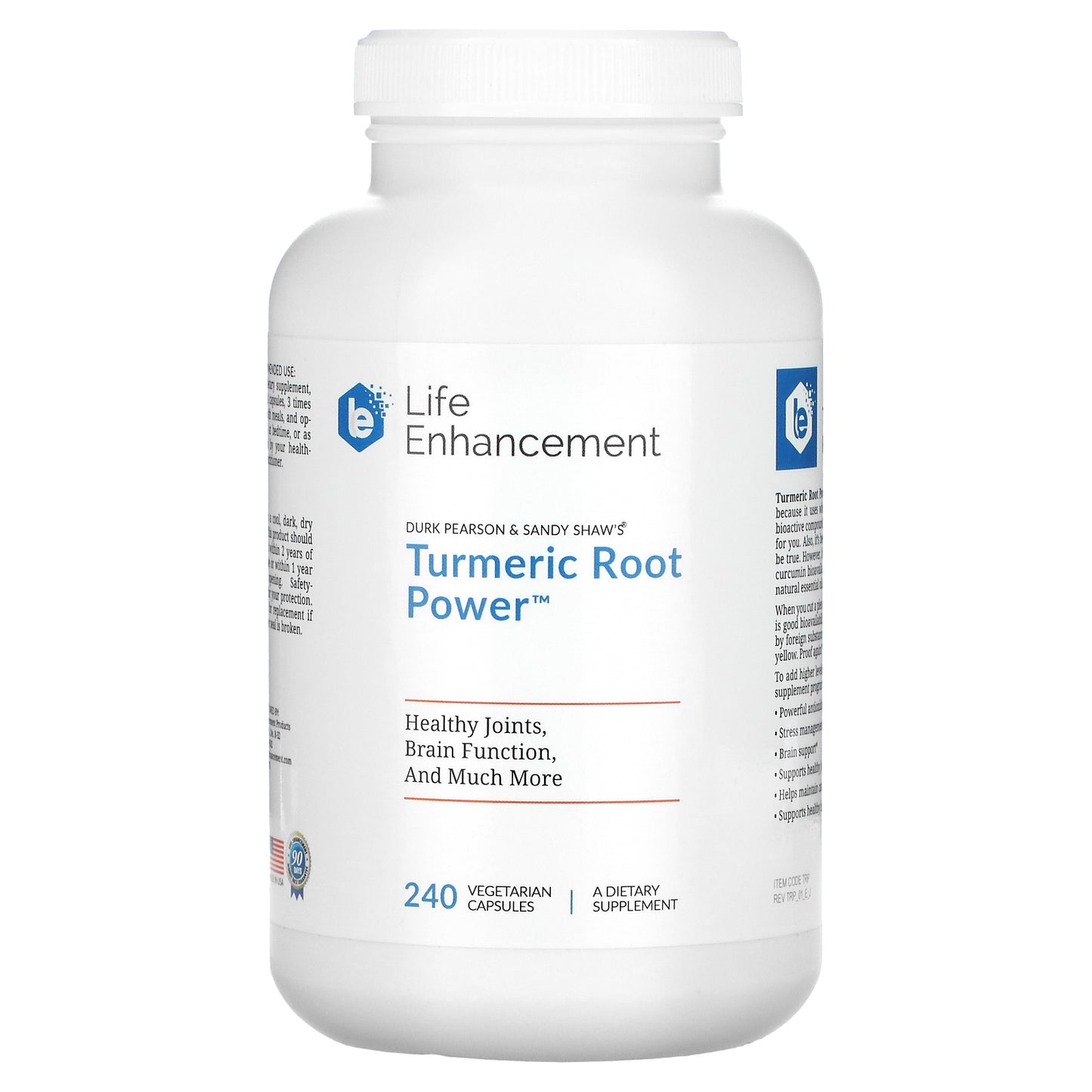 Life Enhancement, Turmeric Root Power, 240 Vegetarian Capsules