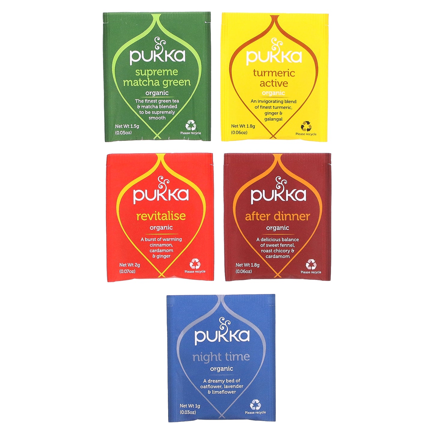 Pukka Herbs, Organic Herbal Tea, Day to Night Collection, 20 Sachets, 1.14 oz (32.4 g)