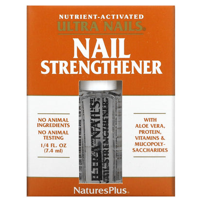 NaturesPlus, Ultra Nails, Nail Strengthener, 0.25 fl oz (7.4 ml)