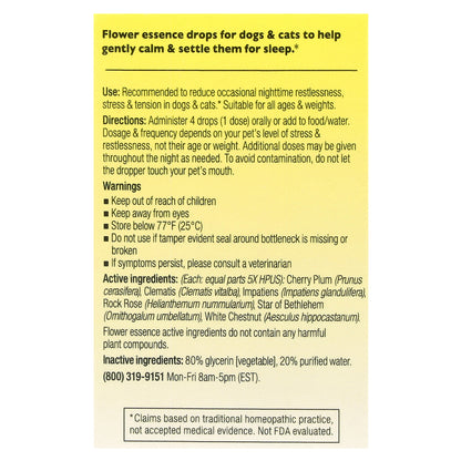 Bach, Rescue Pet, Sleep Dropper, 0.35 fl oz (10 ml)