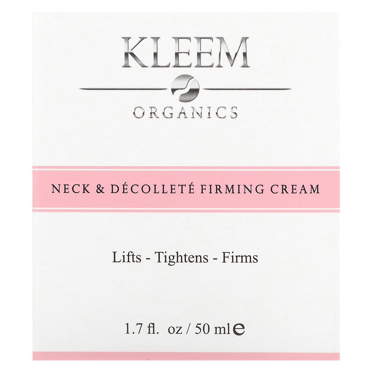 Kleem Organics, Neck & Décolleté Firming Cream, For All Skin Types, 1.7 fl oz (50 ml)