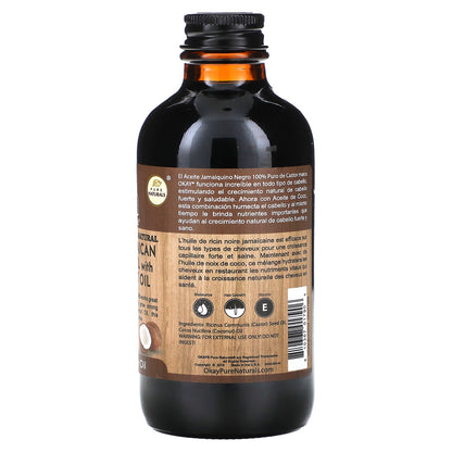 Okay Pure Naturals, Natural Hair Oil, Extra Dark, 4 fl oz (118 ml)