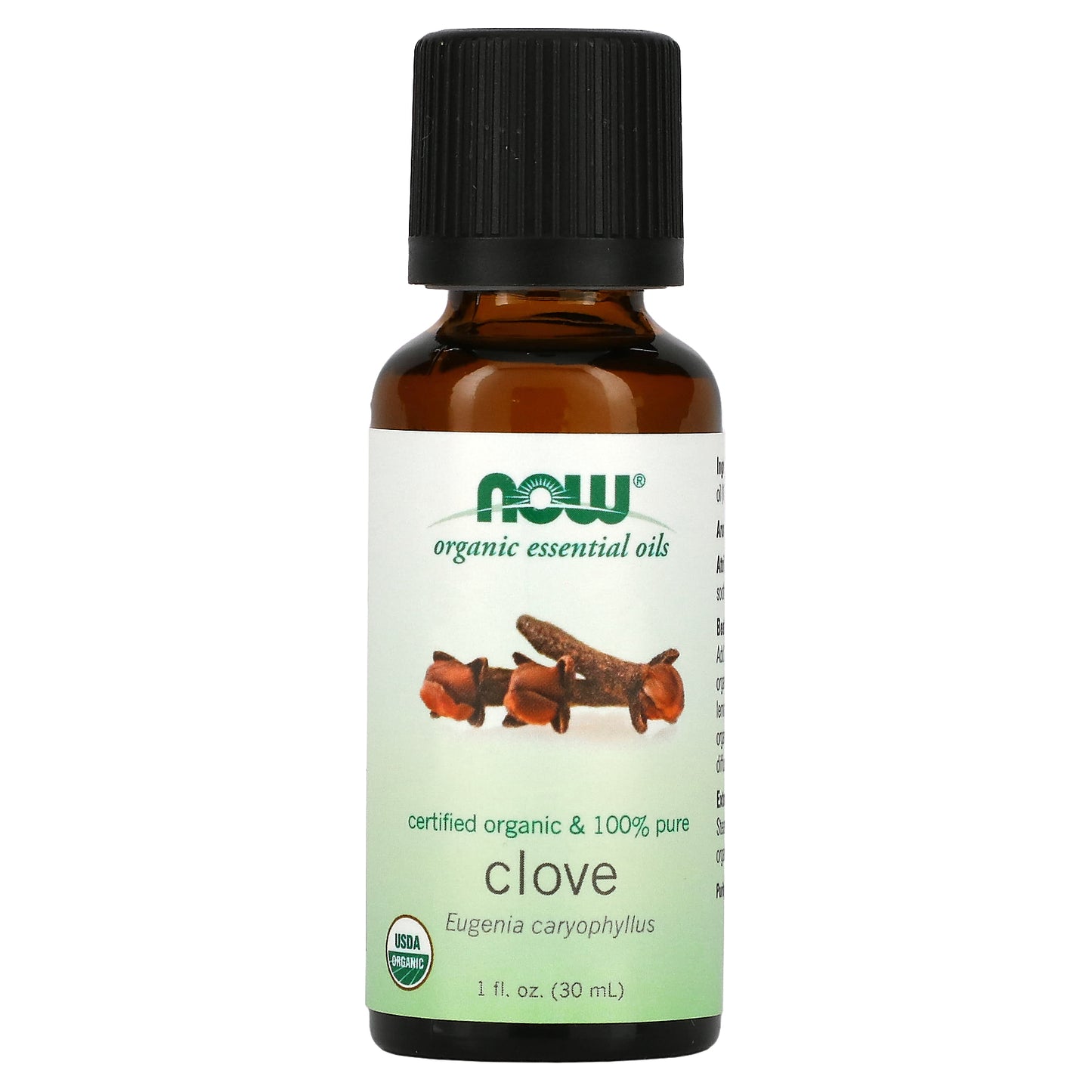 NOW Foods, Organic Essential Oils, Clove, 1 fl oz (30 ml)