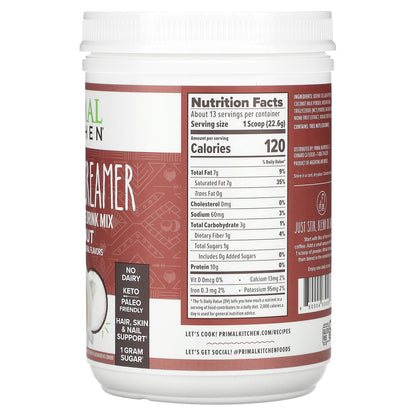 Primal Kitchen, Collagen Creamer, Hazelnut, 10.34 oz (293 g)