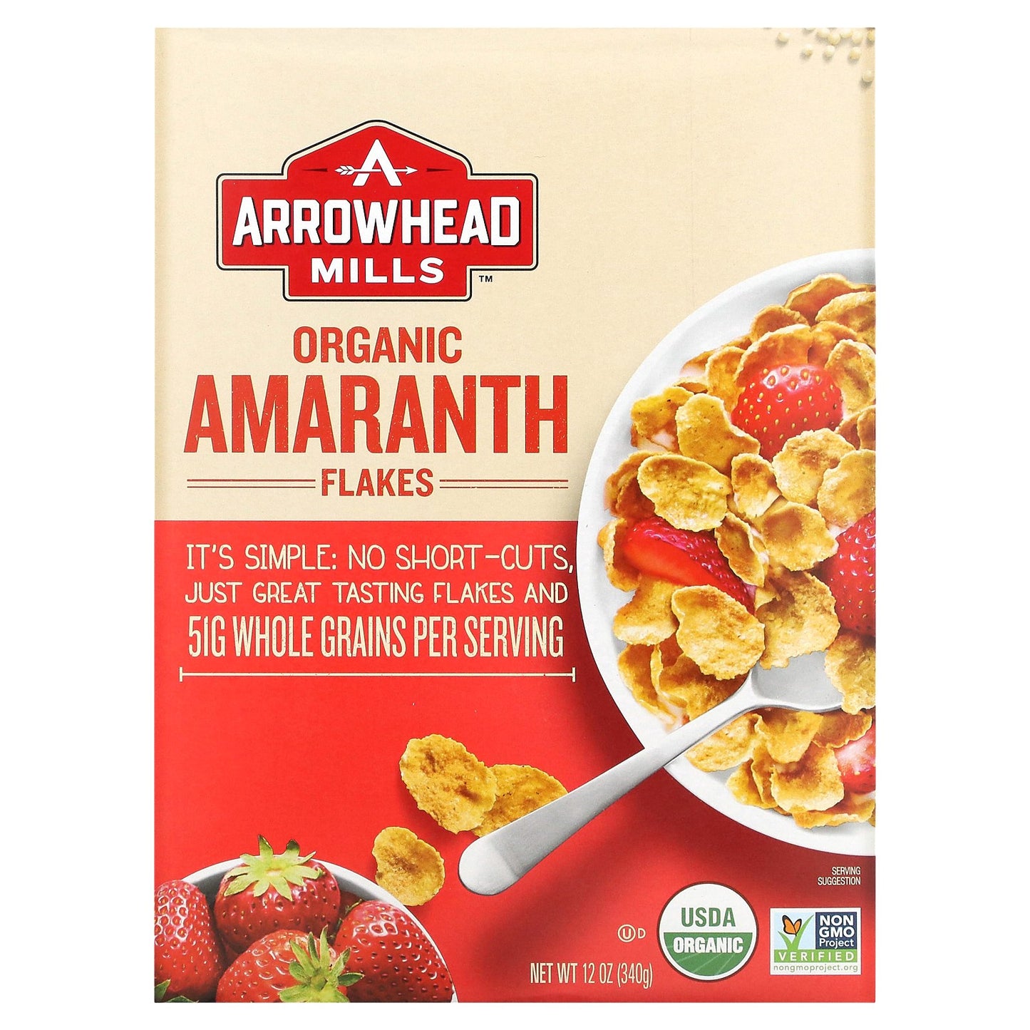 Arrowhead Mills, Organic Amaranth Flakes, 12 oz (340 g)